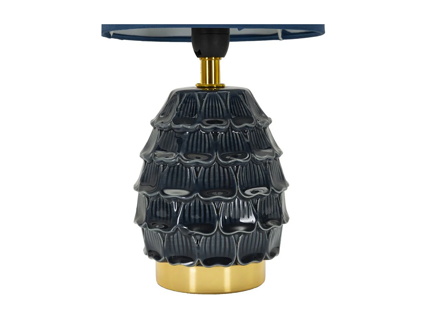 Lampa Stołowa MF96, Niebieski, 15x15x30,5 cm, Seven Design