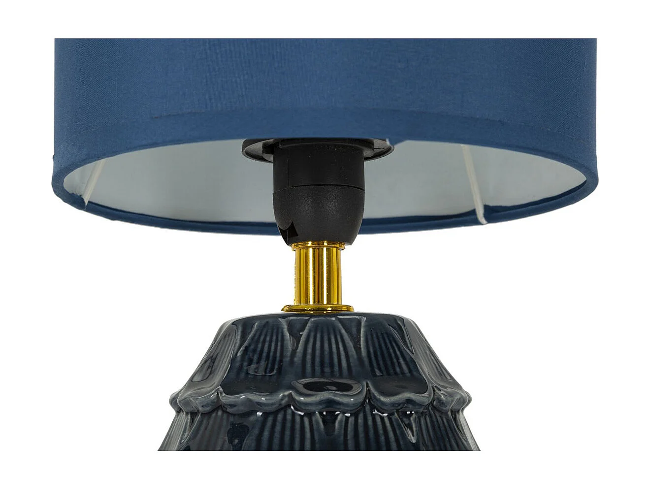 Lampa Stołowa MF96, Niebieski, 15x15x30,5 cm, Seven Design