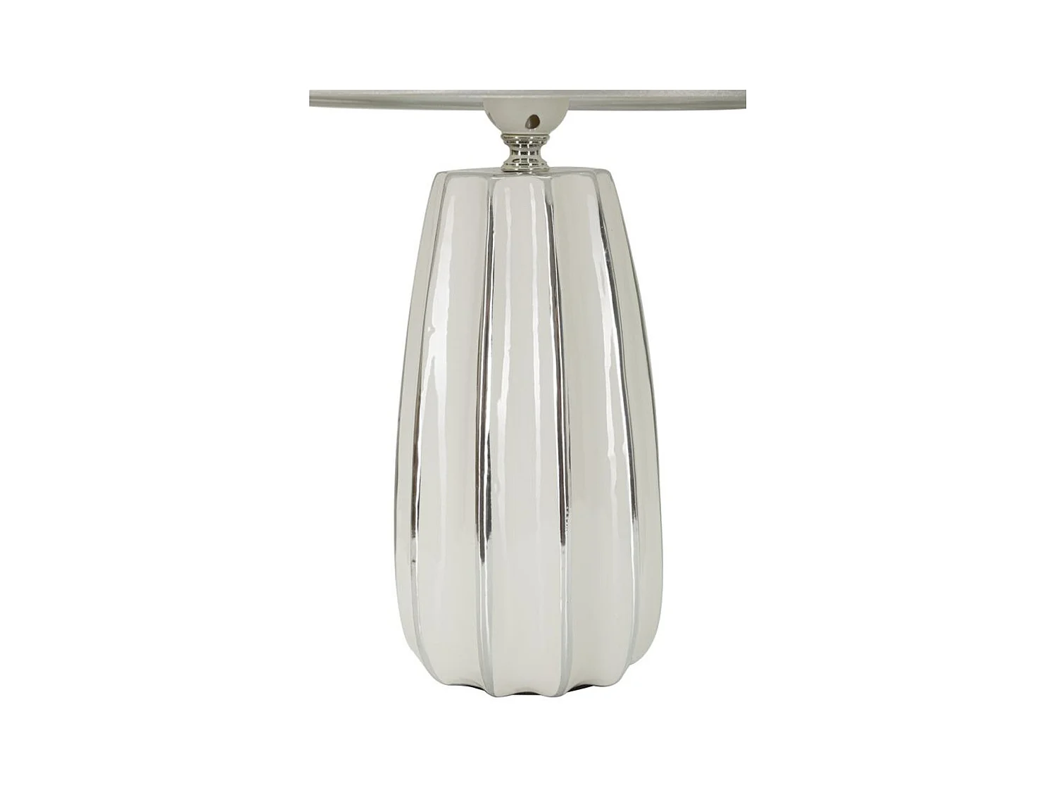 Lampada da Tavolo MF112, Bianco, 30x30x45 cm, Epikasa