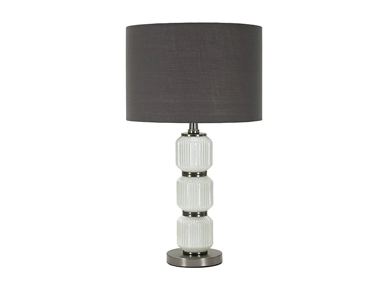 Lampa Stołowa MF172, Szary, 32,5x32,5x57 cm, Epikasa