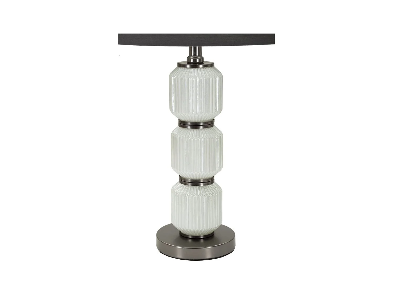 Lampada da Tavolo MF172, Grigio, 32,5x32,5x57 cm, Epikasa