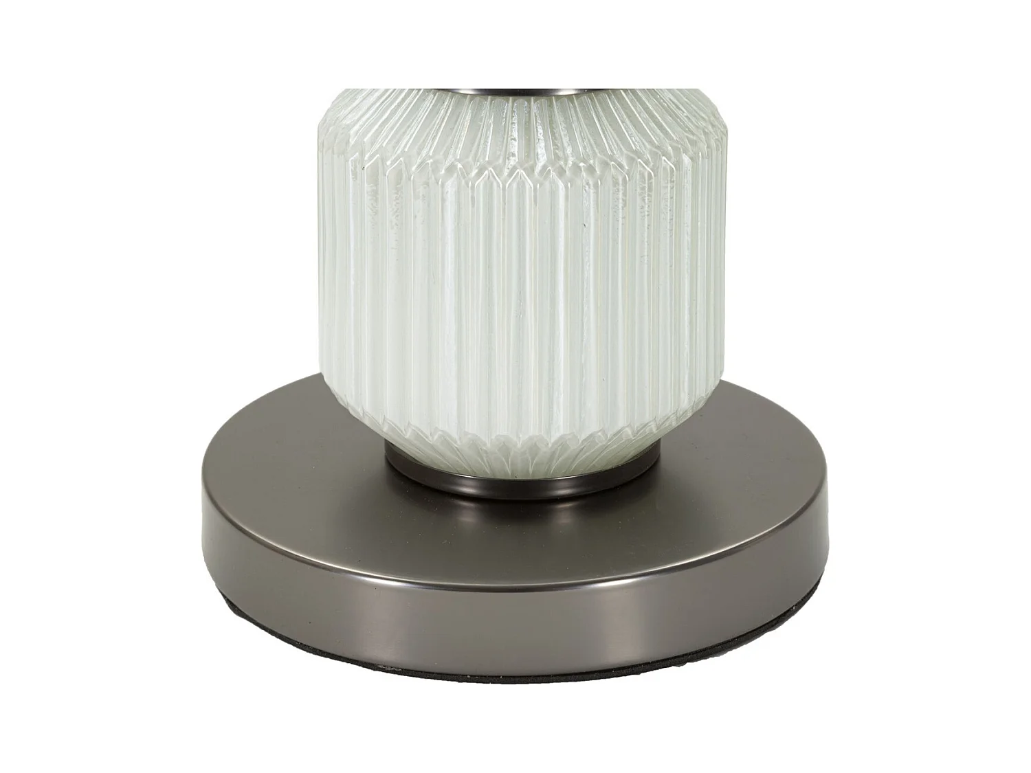 Lampada da Tavolo MF172, Grigio, 32,5x32,5x57 cm, Epikasa