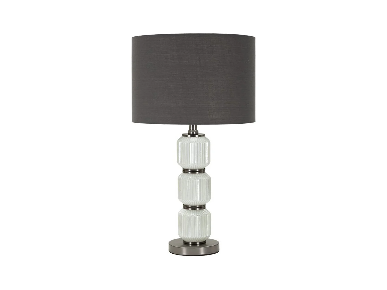 Lampe à Poser MF172, Gris, 32,5x32,5x57 cm, Epikasa