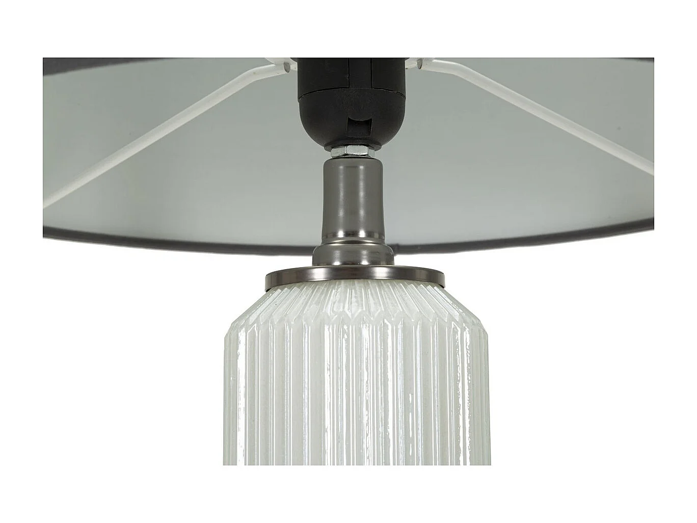 Lampa Stołowa MF172, Szary, 32,5x32,5x57 cm, Epikasa