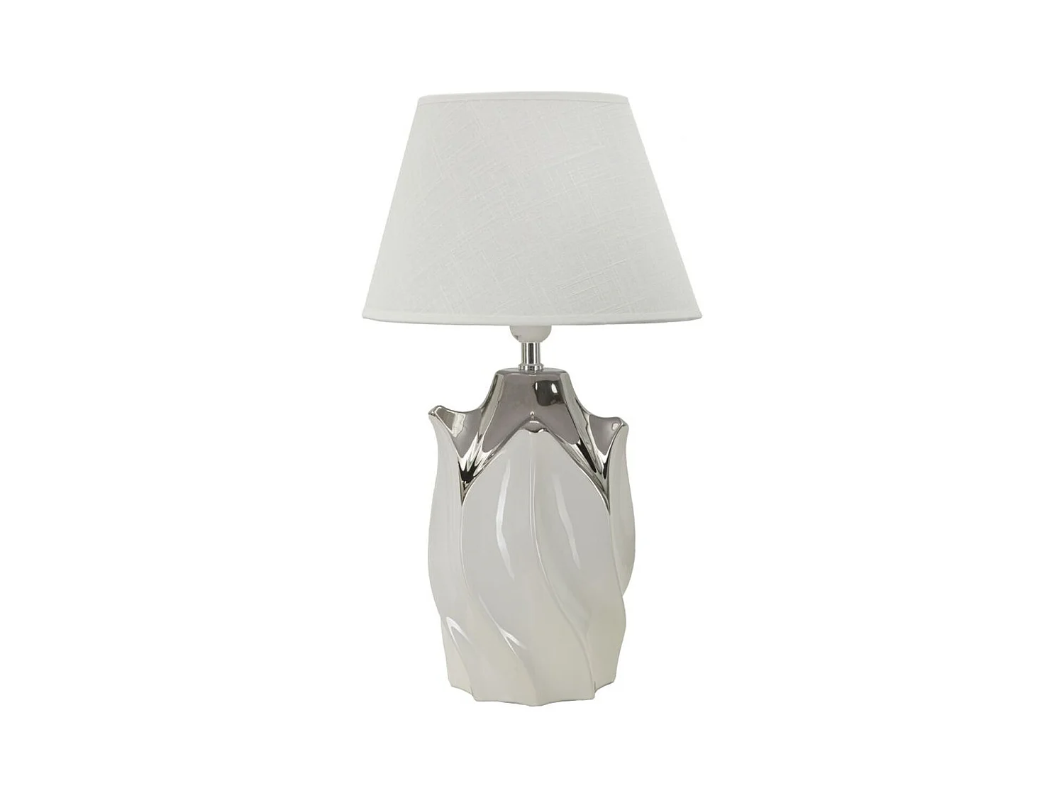 Lampada da Tavolo MF88, Bianco, 30x30x51 cm, Epikasa