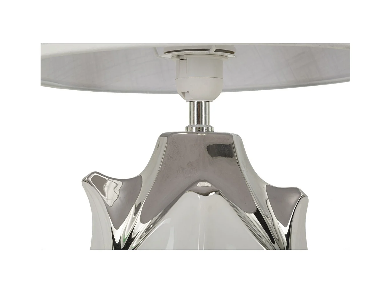 Lampada da Tavolo MF88, Bianco, 30x30x51 cm, Epikasa