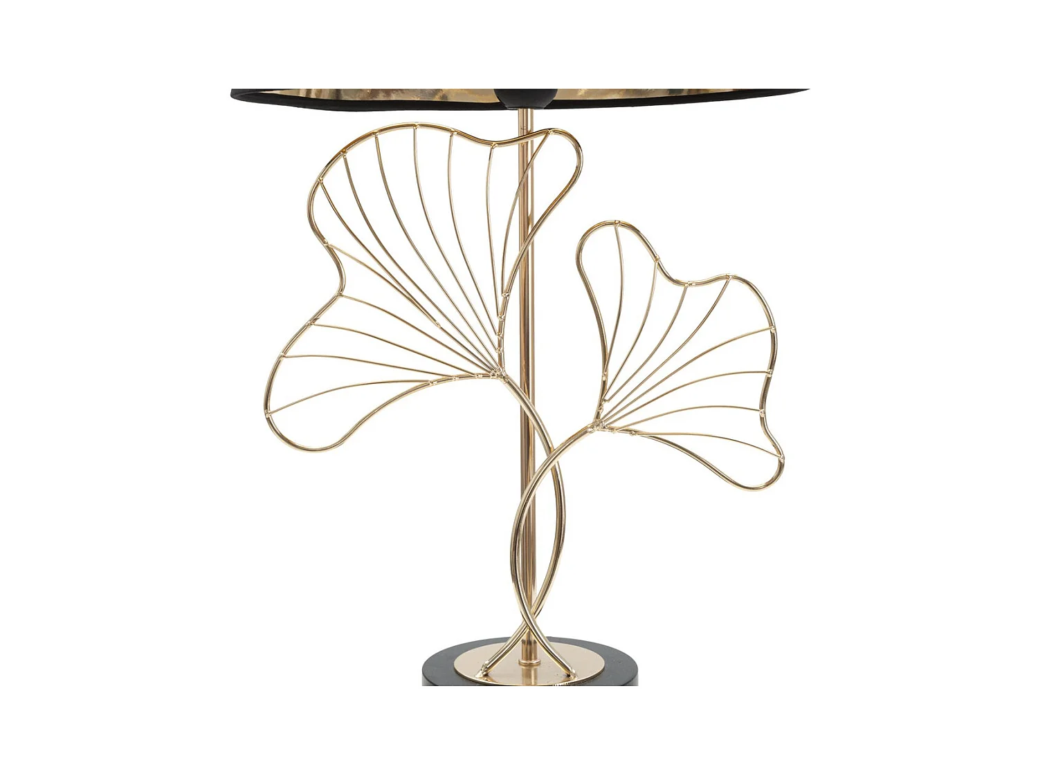 Lampe à Poser Feuille 56, Noir, 30x30x60 cm, Epikasa