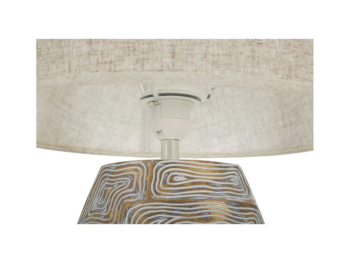 Tafellamp MF164, Beige, 38x38x90 cm, Epikasa