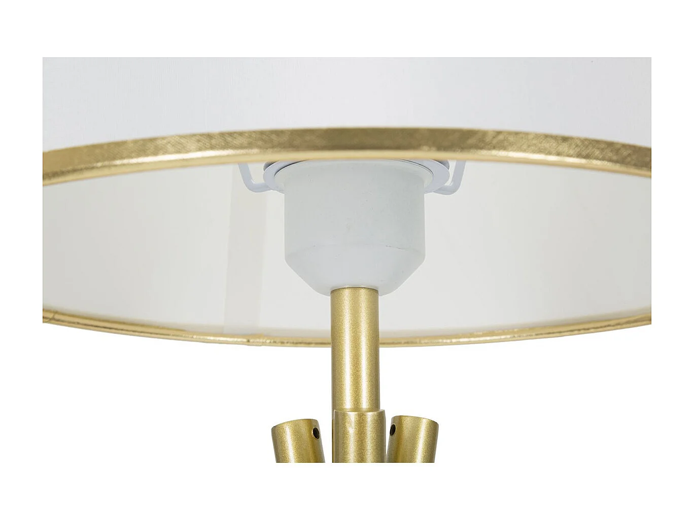 Candeeiro de Mesa MF142, Branco, 28x28x57 cm, Seven Design