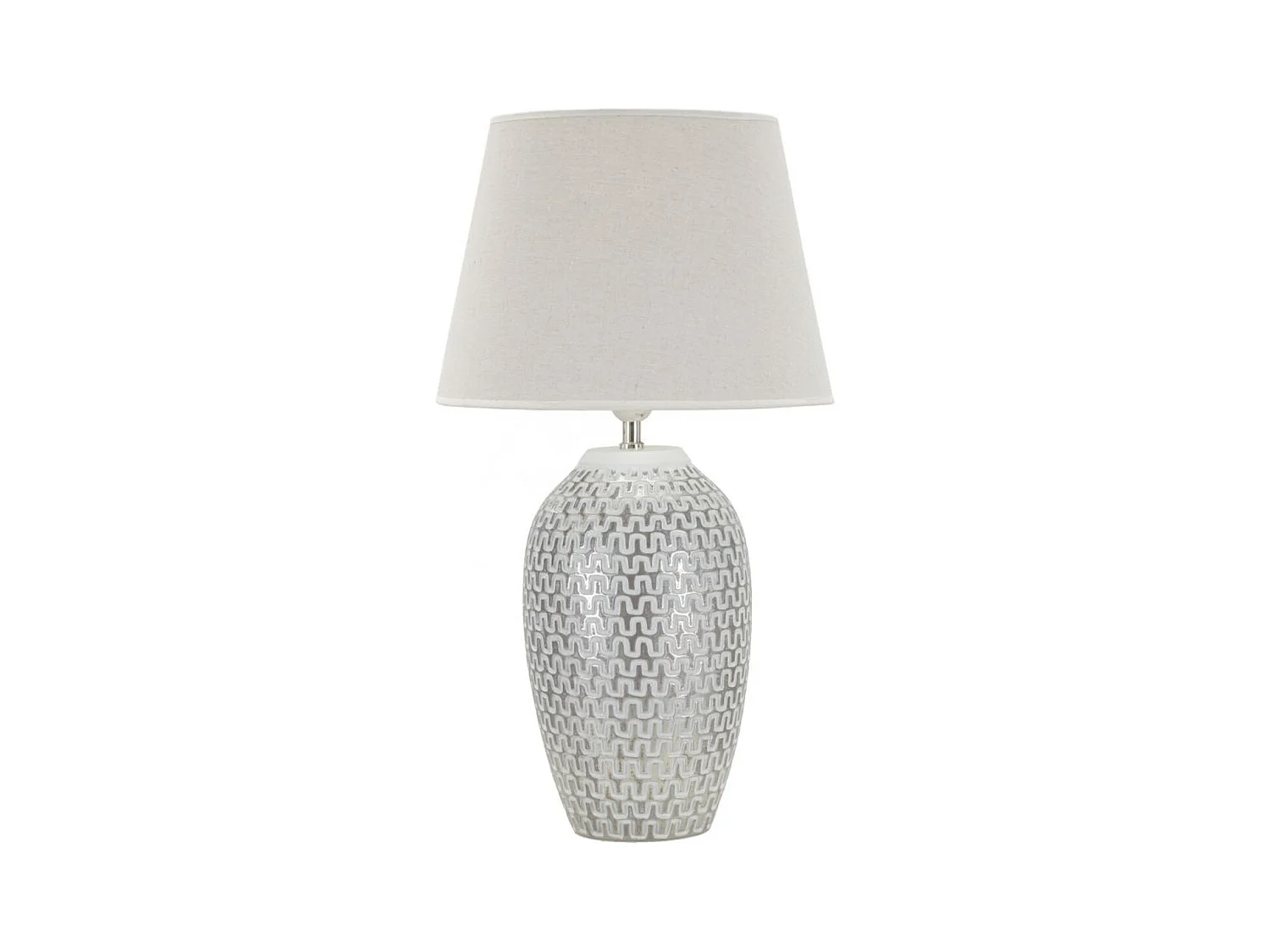Lampe à Poser MF160, Blanc, 35x35x65 cm, Epikasa