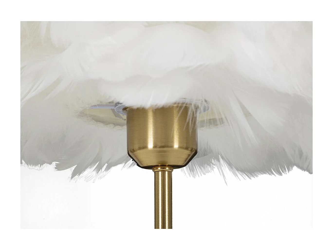 Lampa Stołowa Pióra 7, Biały, 30x30x50 cm, Seven Design