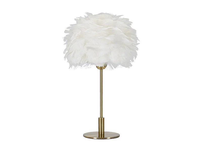 Lampa Stołowa Pióra 7, Biały, 30x30x50 cm, Seven Design