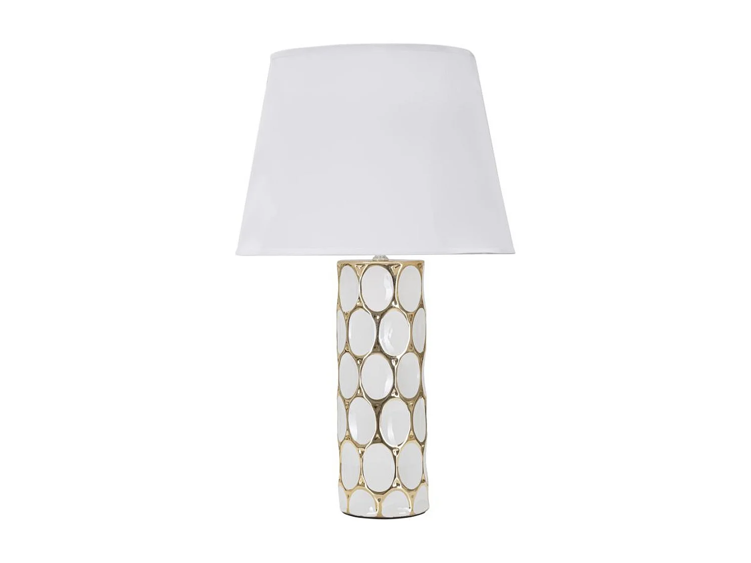 Lampa Stołowa MF109, Biały, 34,5x34,5x56 cm, Seven Design