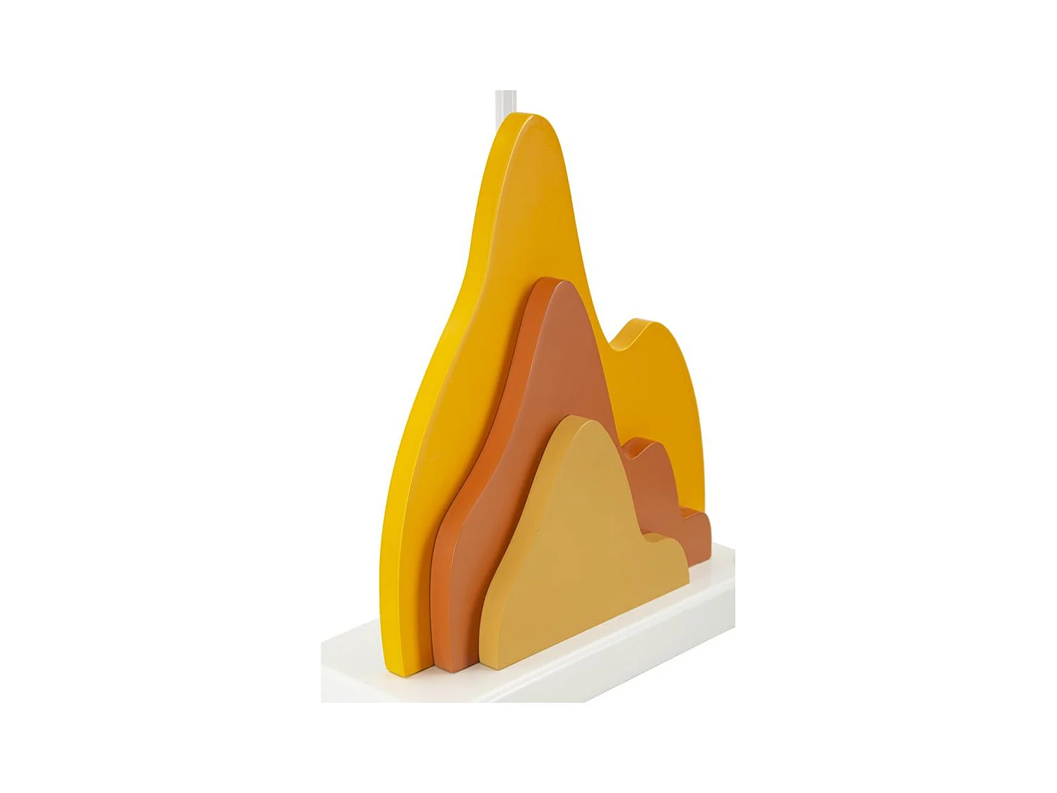 Tafellamp MF121, Oranje, 30x30x57 cm, Epikasa