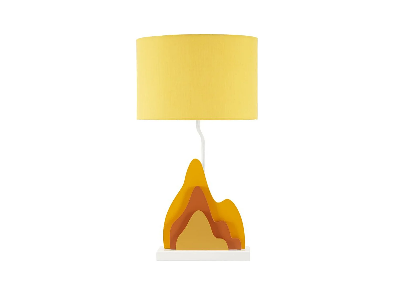 Lampe à Poser MF121, Orange, 30x30x57 cm, Epikasa