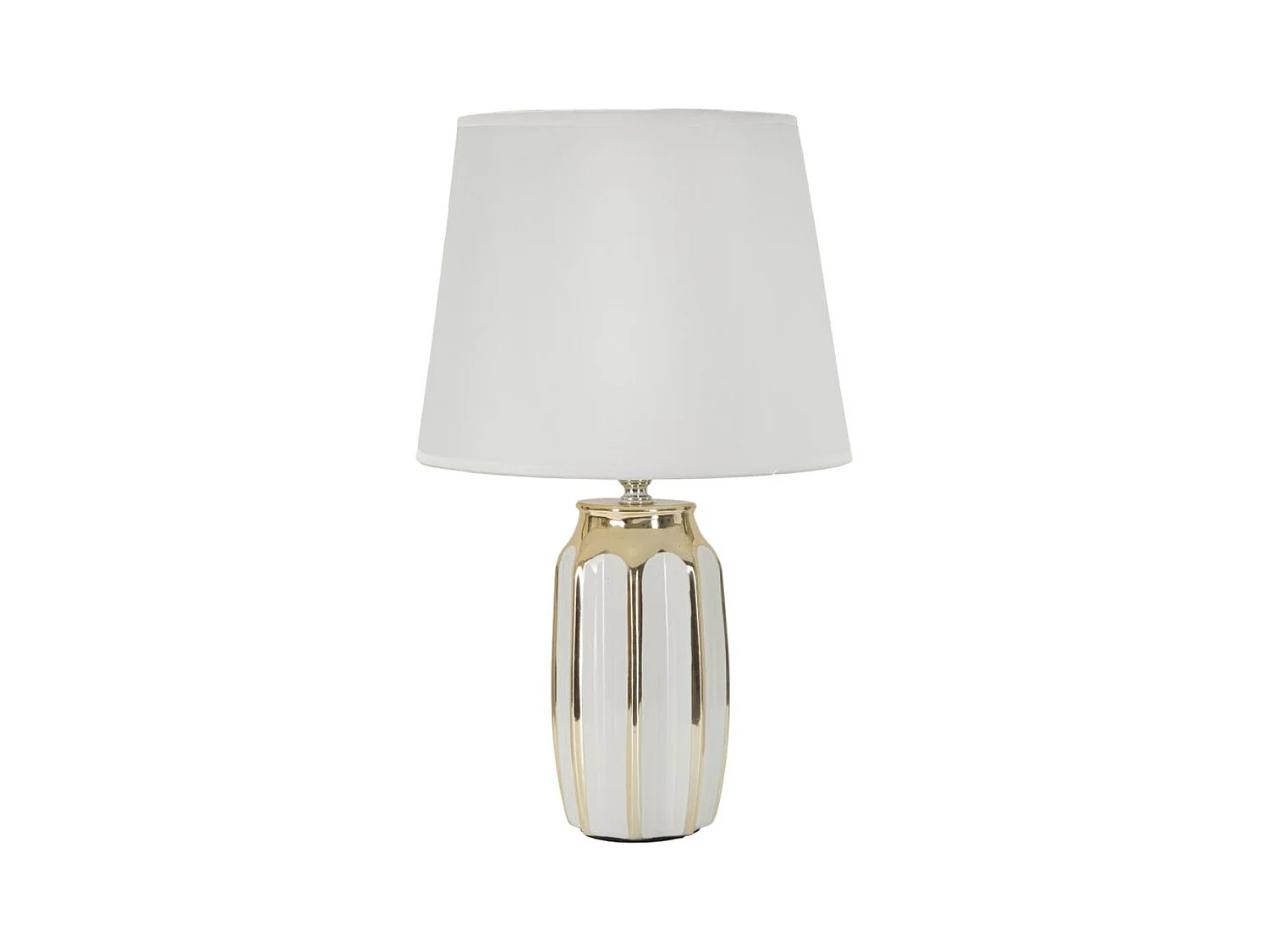 Lampada da Tavolo MF116, Bianco, 25x25x40,5 cm, Epikasa