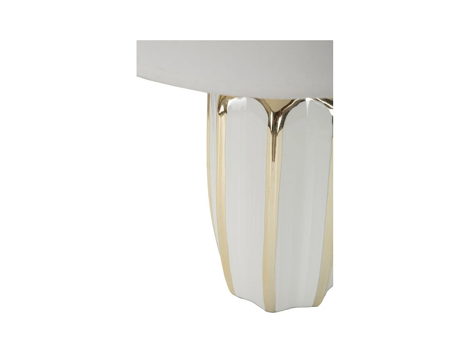 Lampada da Tavolo MF116, Bianco, 25x25x40,5 cm, Epikasa