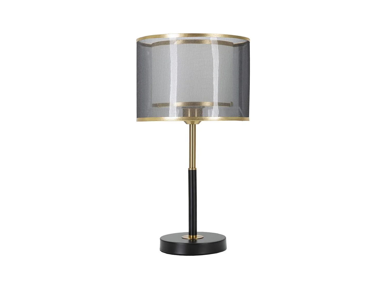 Lampa Stołowa MF146, Czarny, 25x25x48 cm, Epikasa