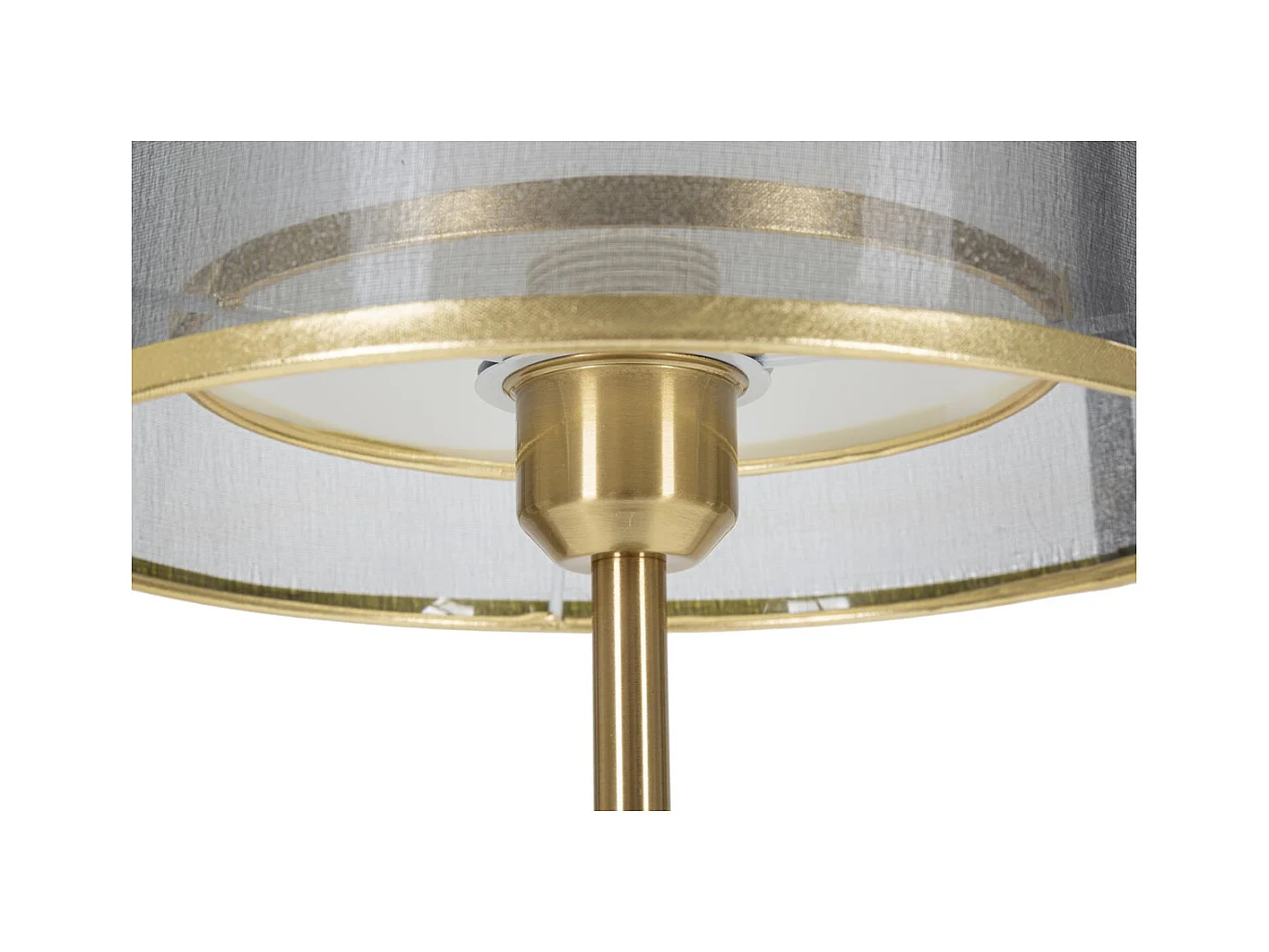 Lampa Stołowa MF146, Czarny, 25x25x48 cm, Epikasa