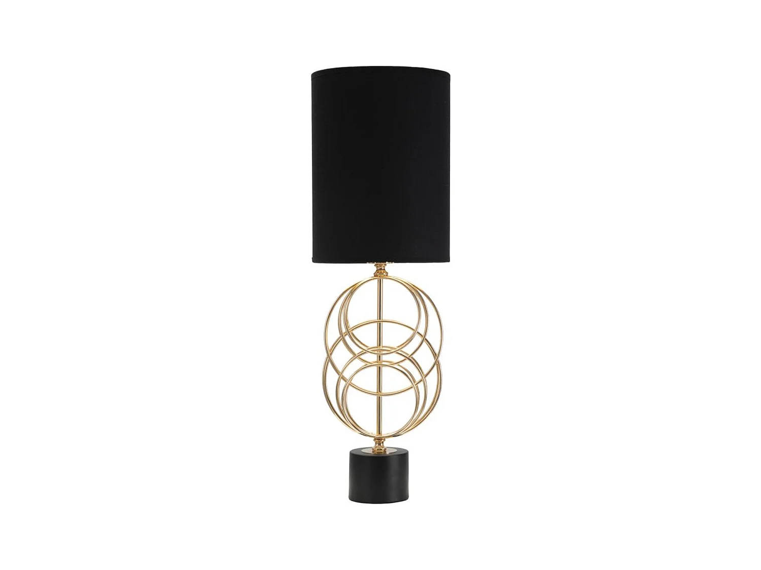 Lampe à Poser MF134, Noir, 22,5x22,5x65 cm, Epikasa