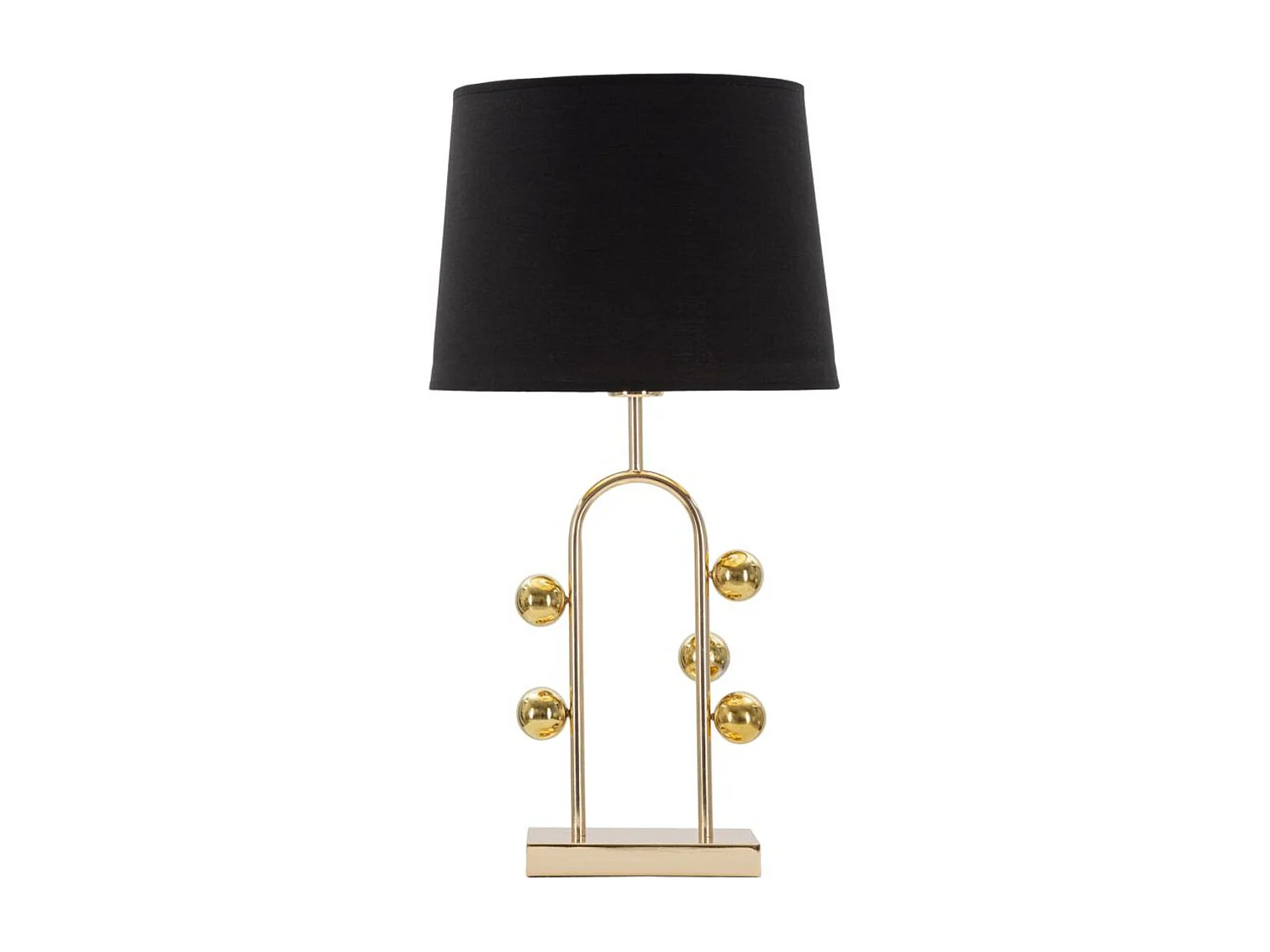 Lampe à Poser MF127, Noir, 32,5x32,5x61 cm, Seven Design