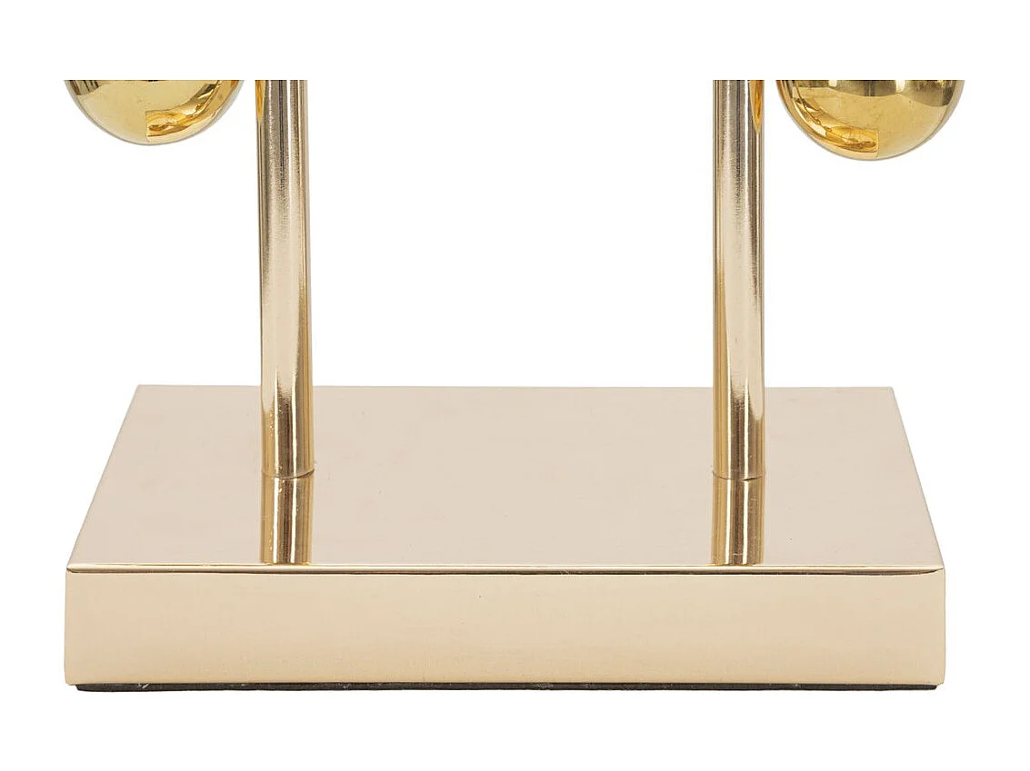 Lampe à Poser MF127, Noir, 32,5x32,5x61 cm, Seven Design