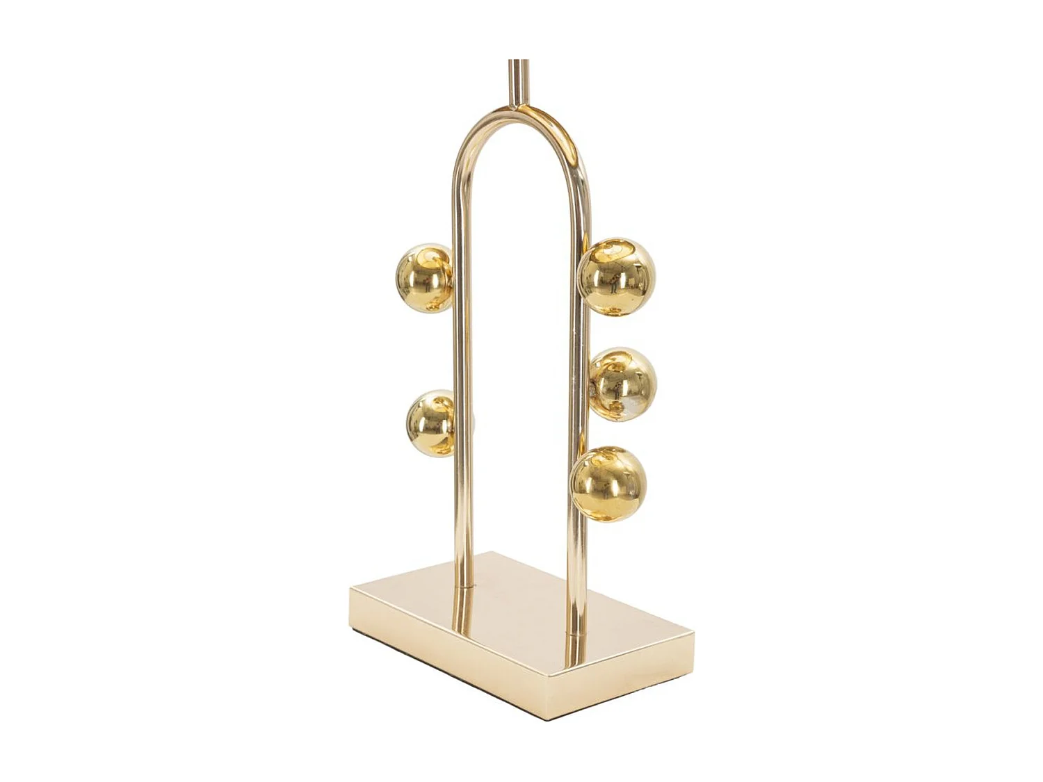 Lampe à Poser MF127, Noir, 32,5x32,5x61 cm, Seven Design