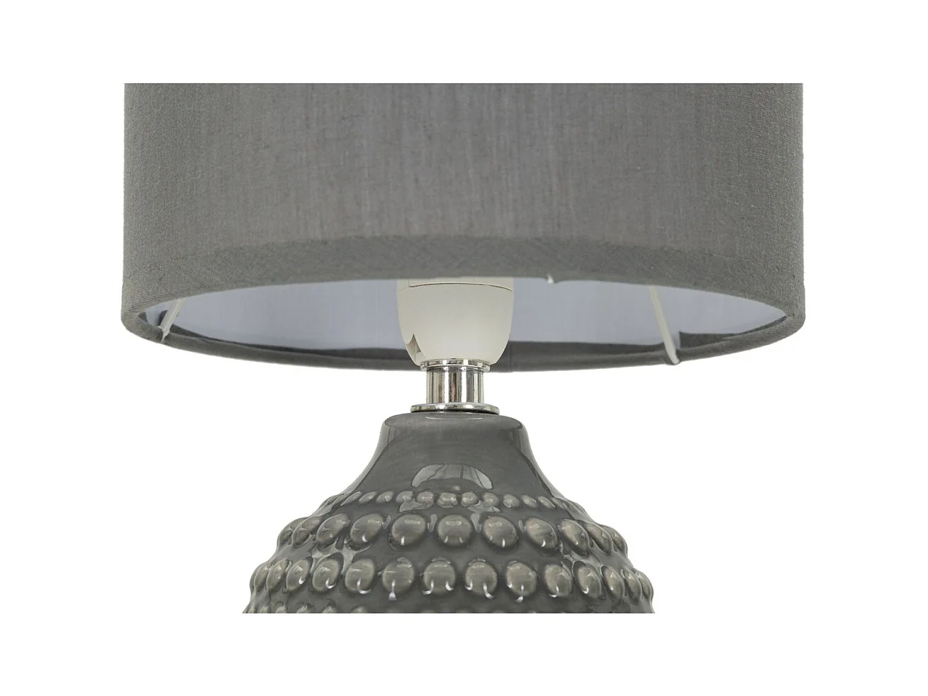 Tafellamp MF94, Grijs, 15x15x30,5 cm, Epikasa