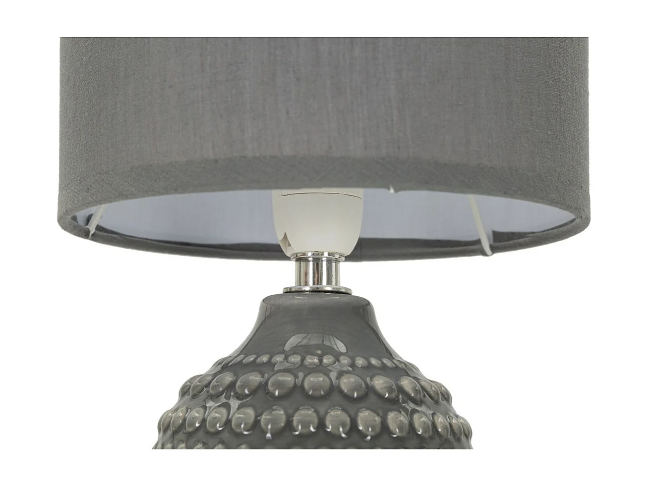 Lampa Stołowa MF94, Szary, 15x15x30,5 cm, Seven Design