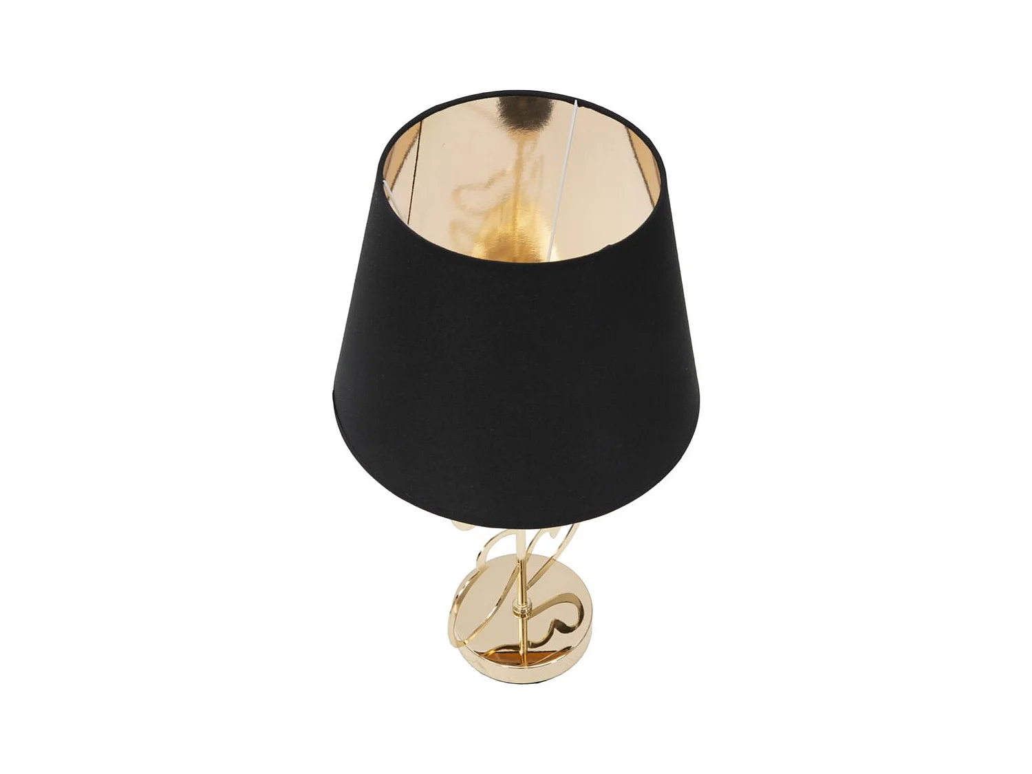 Lámpara de Mesa MF126, Negro, 30x30x54,5 cm, Epikasa