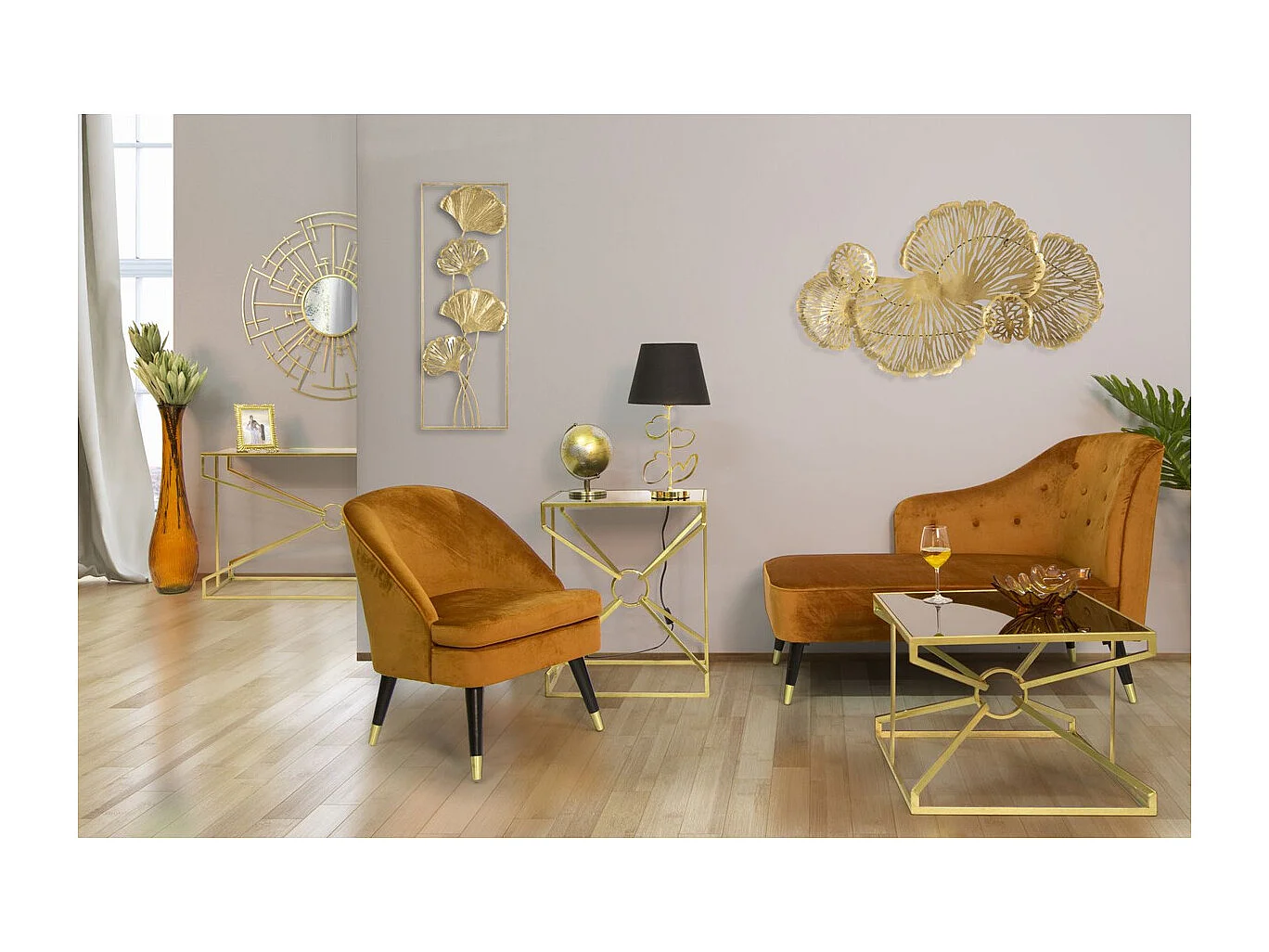 Lampa Stołowa MF126, Czarny, 30x30x54,5 cm, Seven Design