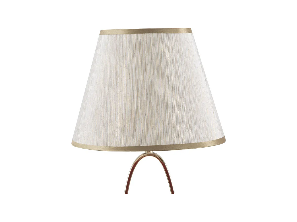 Lampe à Poser MF133, Blanc, 24x24x47 cm, Seven Design