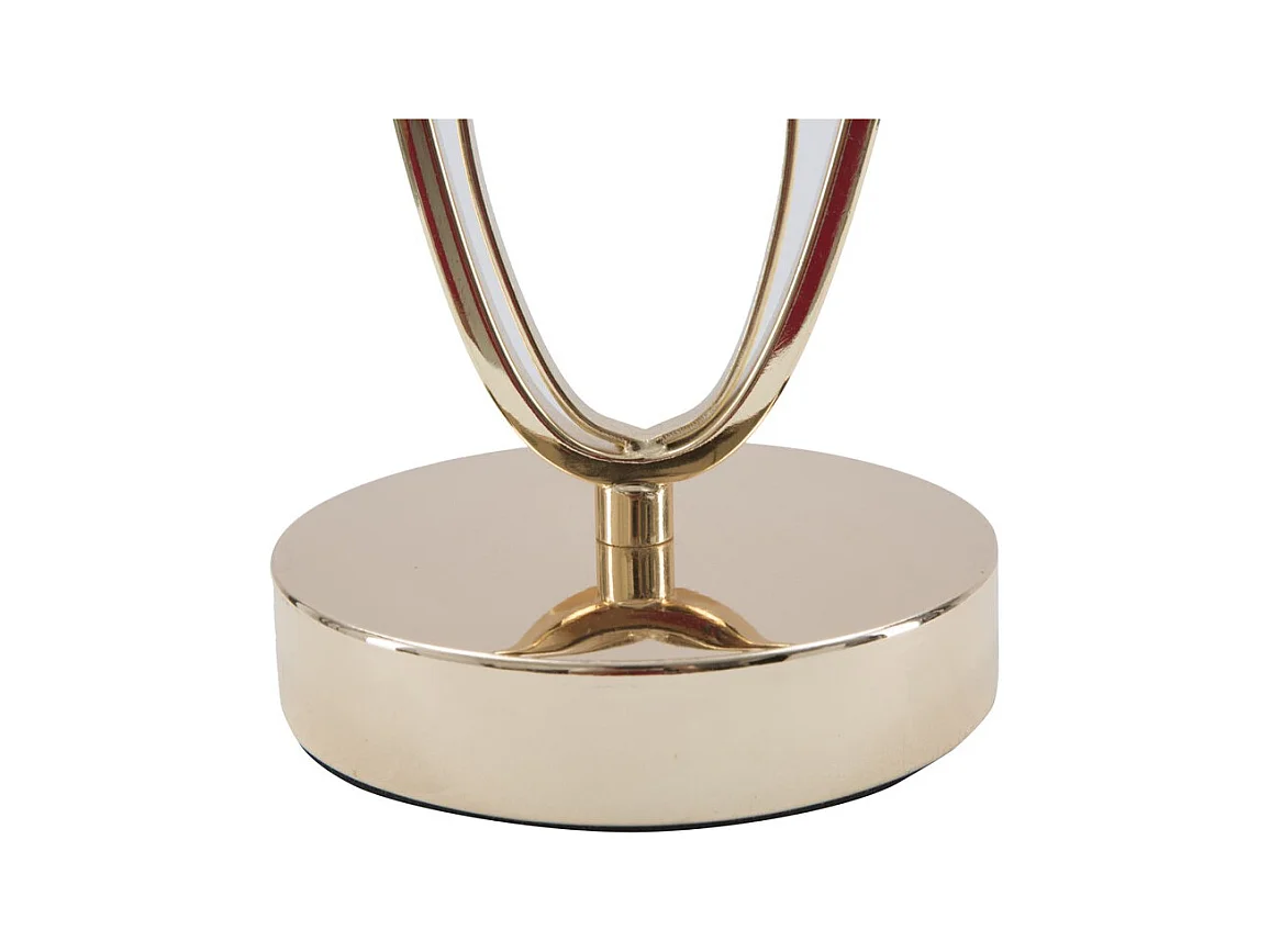 Lampe à Poser MF133, Blanc, 24x24x47 cm, Seven Design