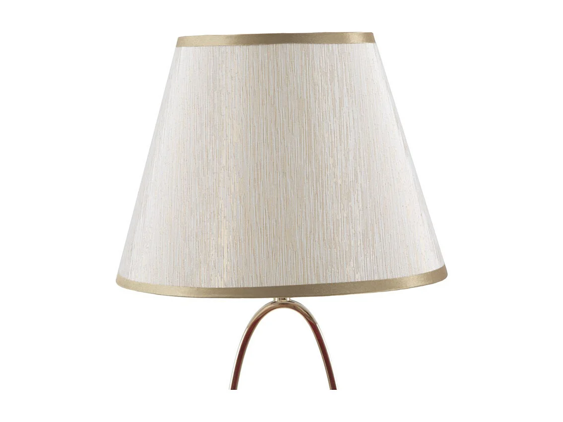 Lampe à Poser MF133, Blanc, 24x24x47 cm, Seven Design