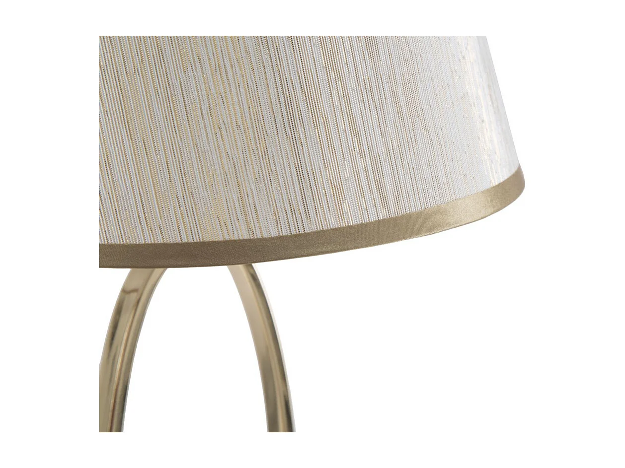 Lampe à Poser MF133, Blanc, 24x24x47 cm, Seven Design