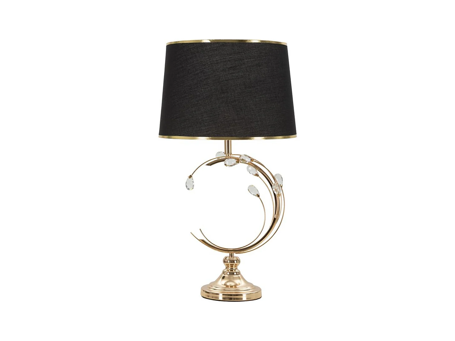 Lampe à Poser MF151, Noir, 36x36x65 cm, Epikasa