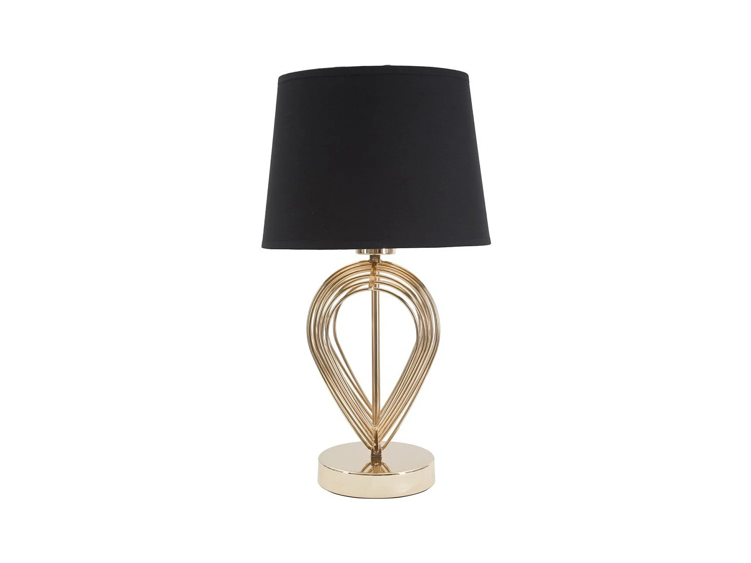 Lampe à Poser MF124, Noir, 24x24x44 cm, Epikasa