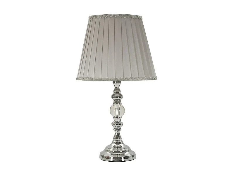 Tafellamp MF157, Zilver, 25x25x46 cm, Epikasa