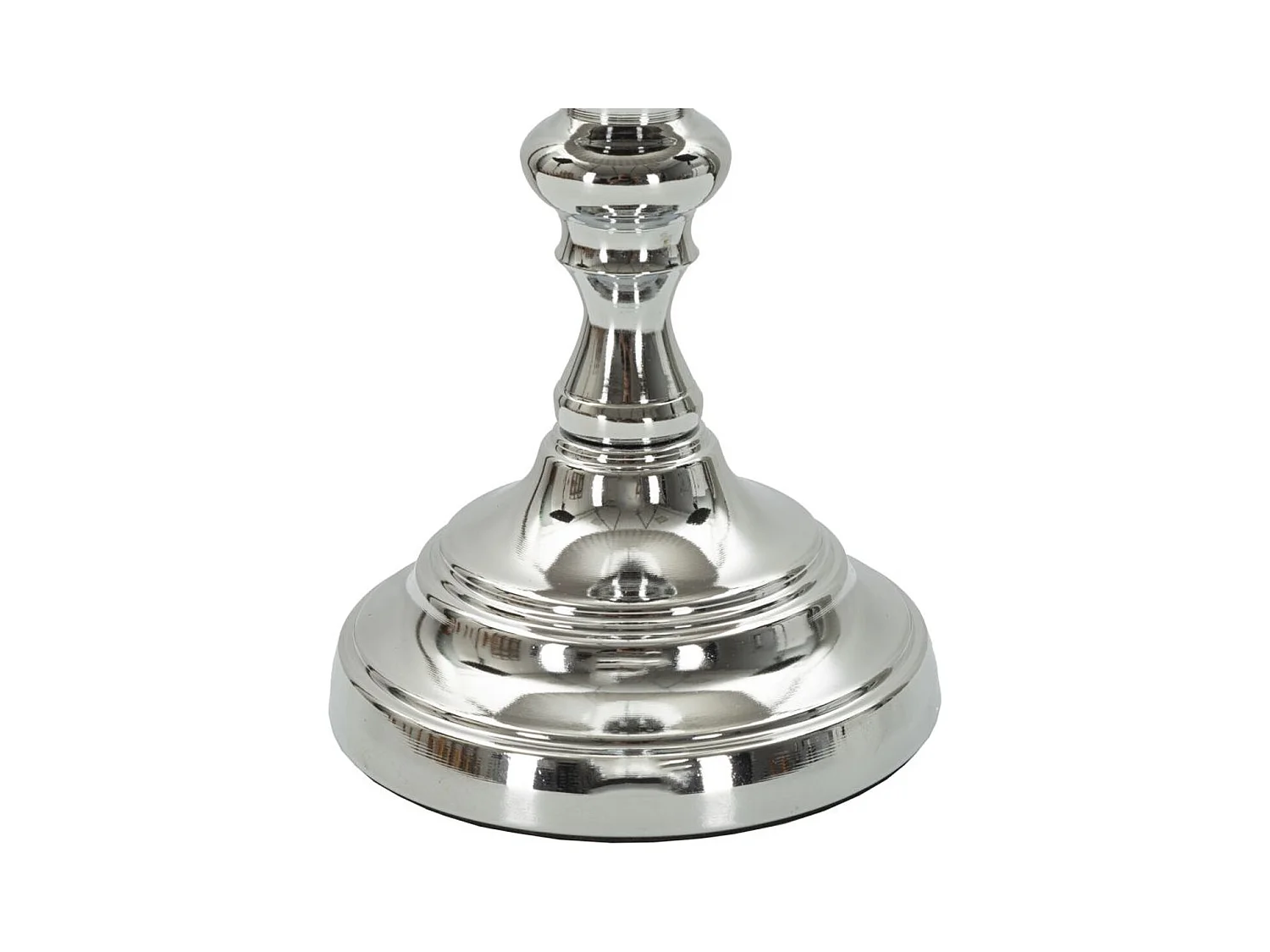 Lampe à Poser MF157, Argent, 25x25x46 cm, Epikasa