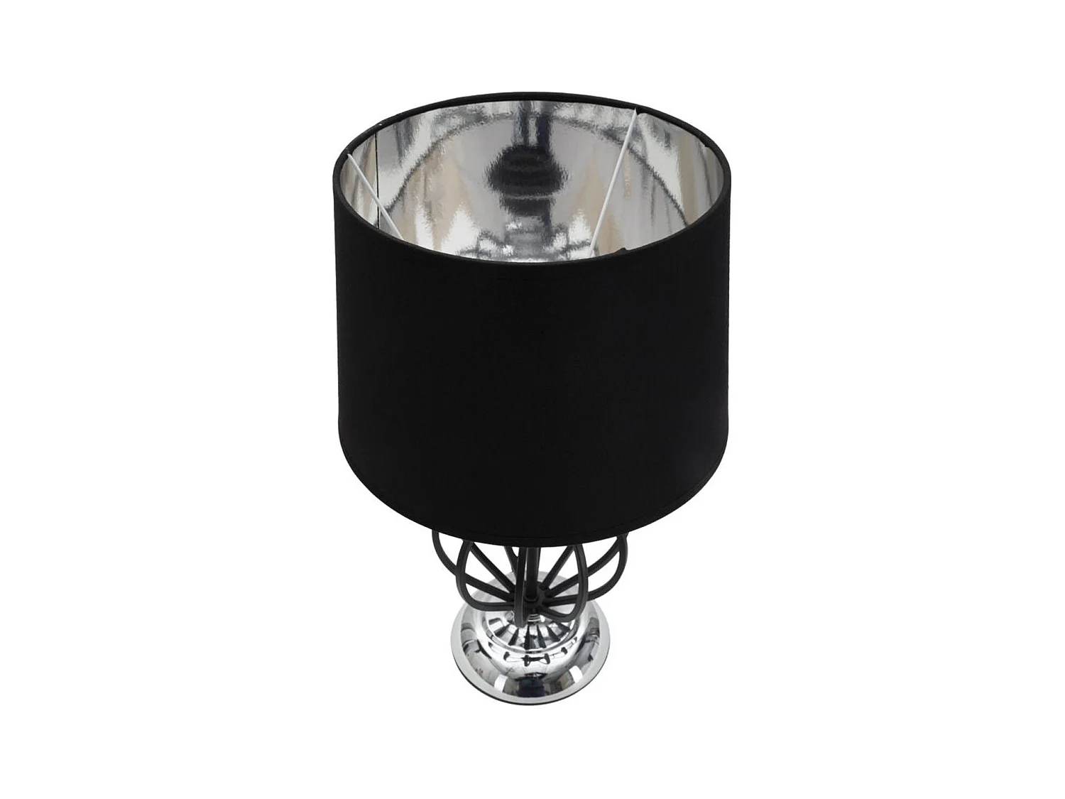 Candeeiro de Mesa MF136, Preto, 28x28x44,5 cm, Epikasa