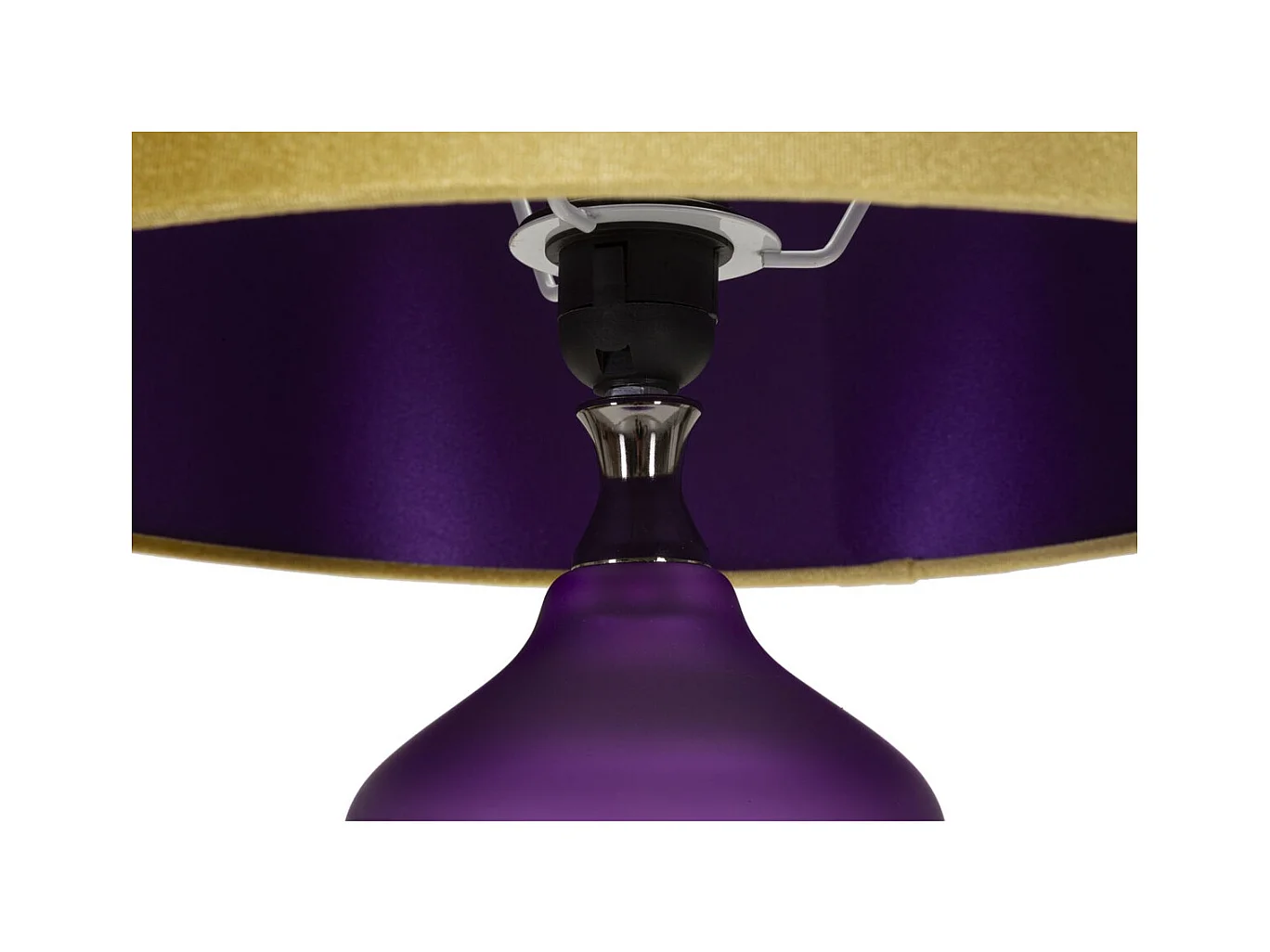 Lampa Stołowa MF176, Fiolet, 40x40x70 cm, Epikasa