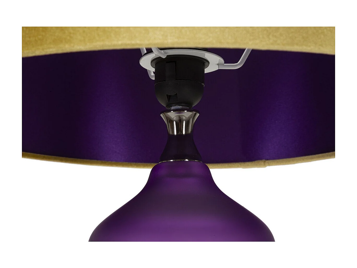 Candeeiro de Mesa MF176, Púrpura, 40x40x70 cm, Seven Design