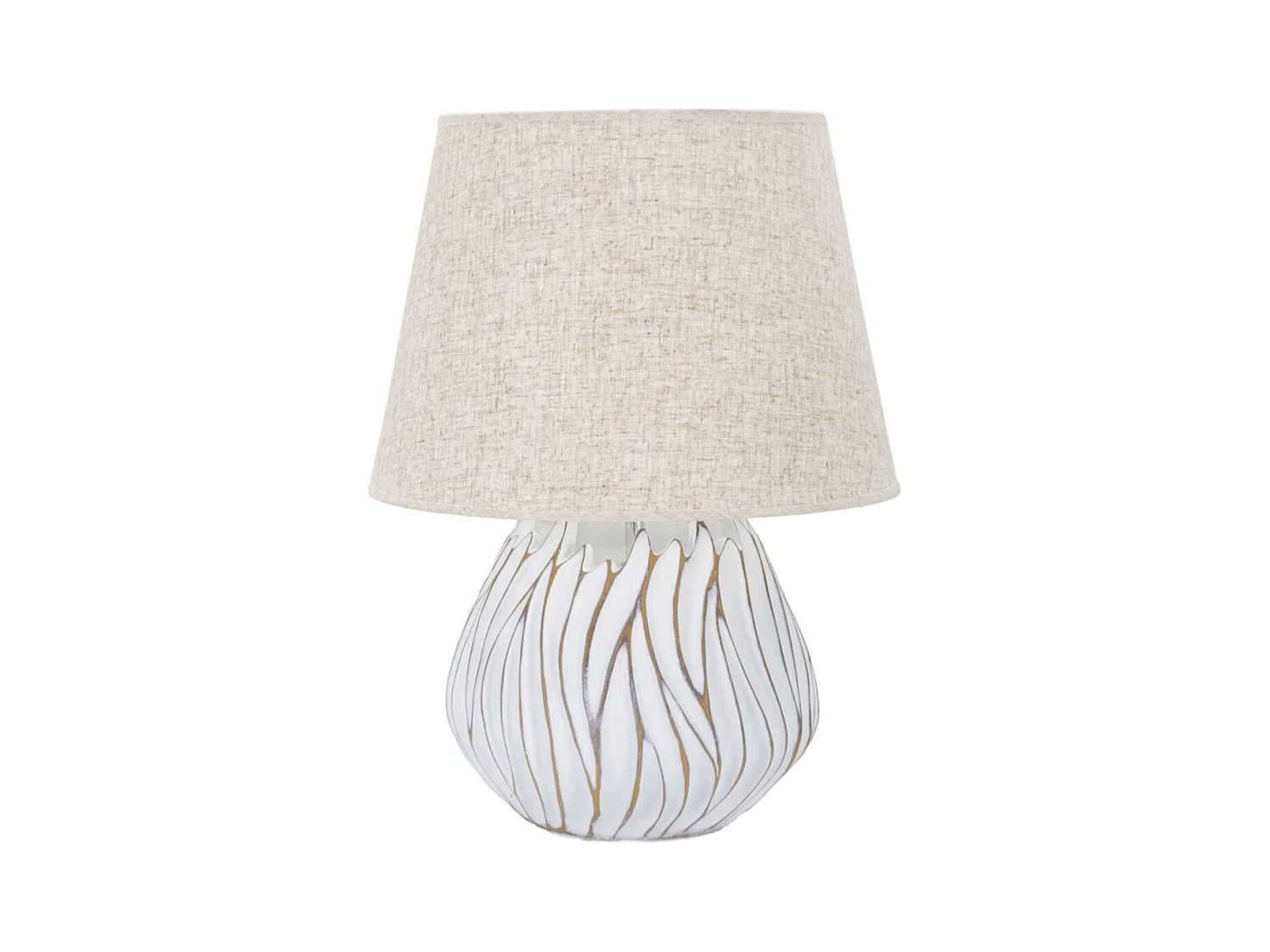 Lampe à Poser MF167, Blanc, 35x35x48 cm, Epikasa