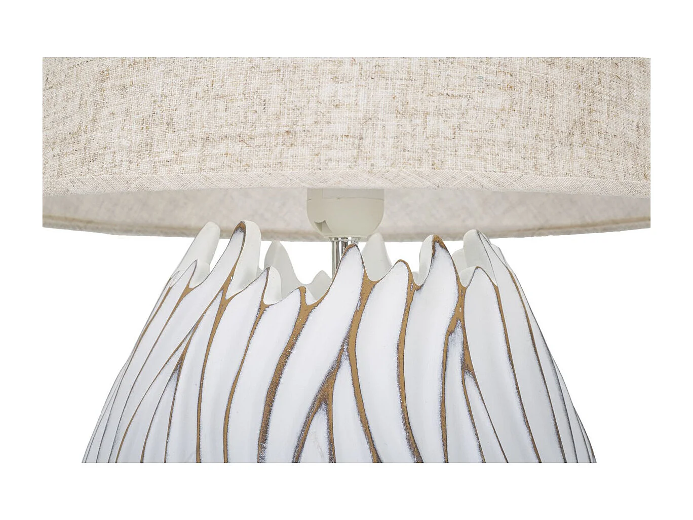 Lampa Stołowa MF167, Biały, 35x35x48 cm, Seven Design