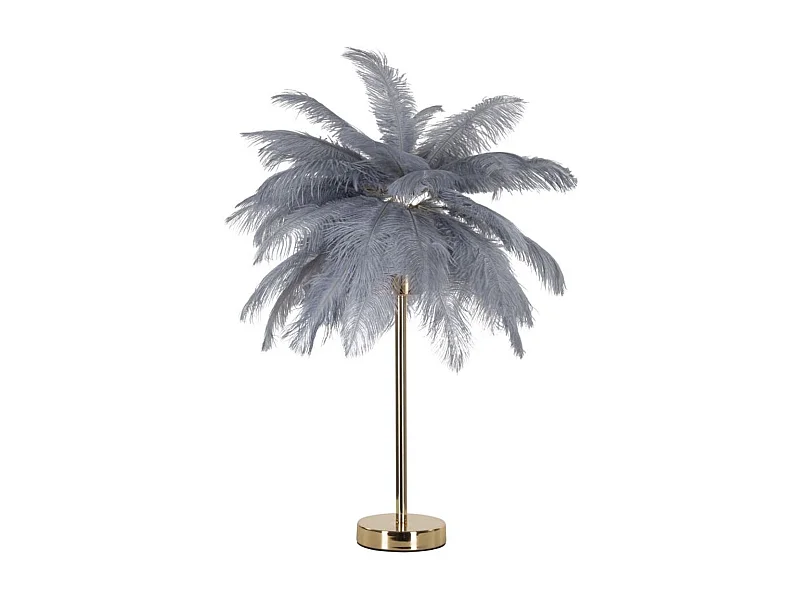 Candeeiro de Mesa Penas, Cinzento, 40x40x55 cm, Epikasa