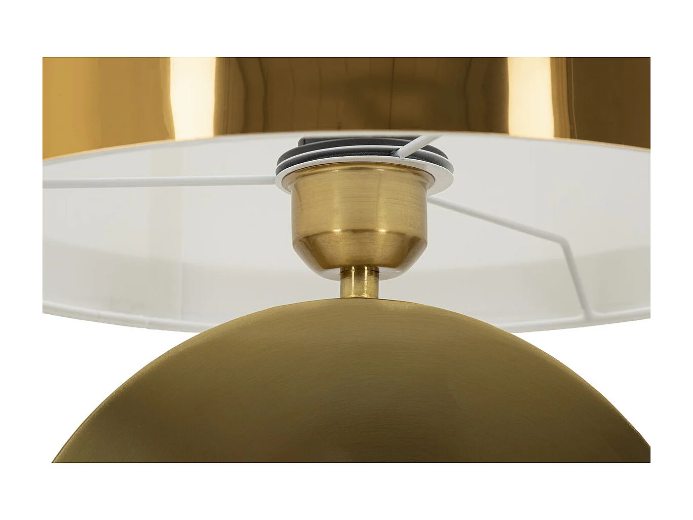 Candeeiro de Mesa MF143, Ouro, 30x30x53 cm, Seven Design