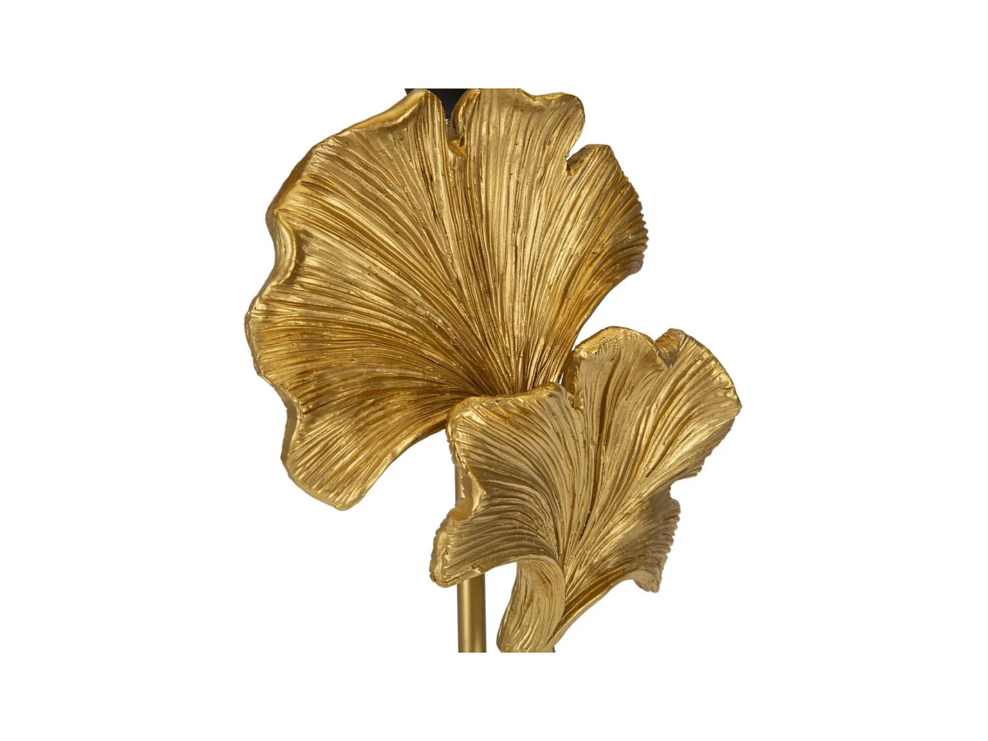 Lampe à Poser Feuille 55, Noir, 30x30x63 cm, Seven Design