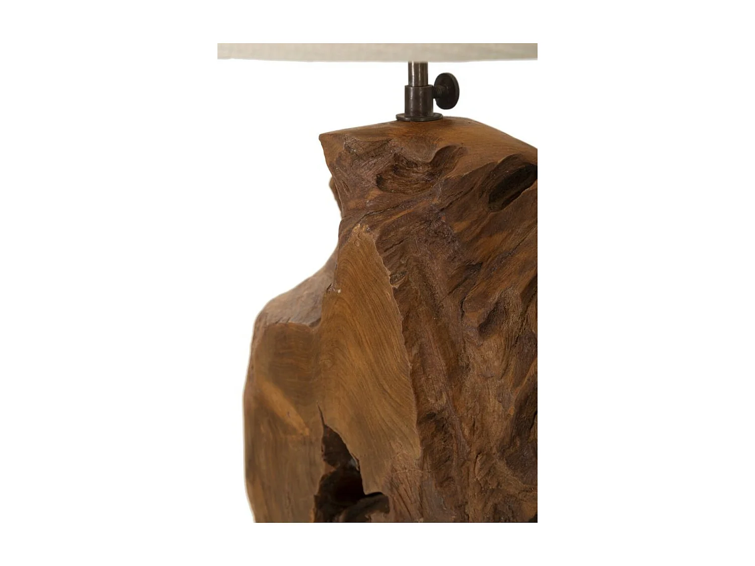 Lampa Stołowa MF119, Brązowy, 35x35x69 cm, Epikasa