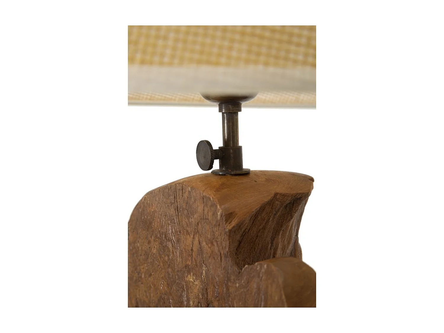 Lampa Stołowa MF119, Brązowy, 35x35x69 cm, Seven Design