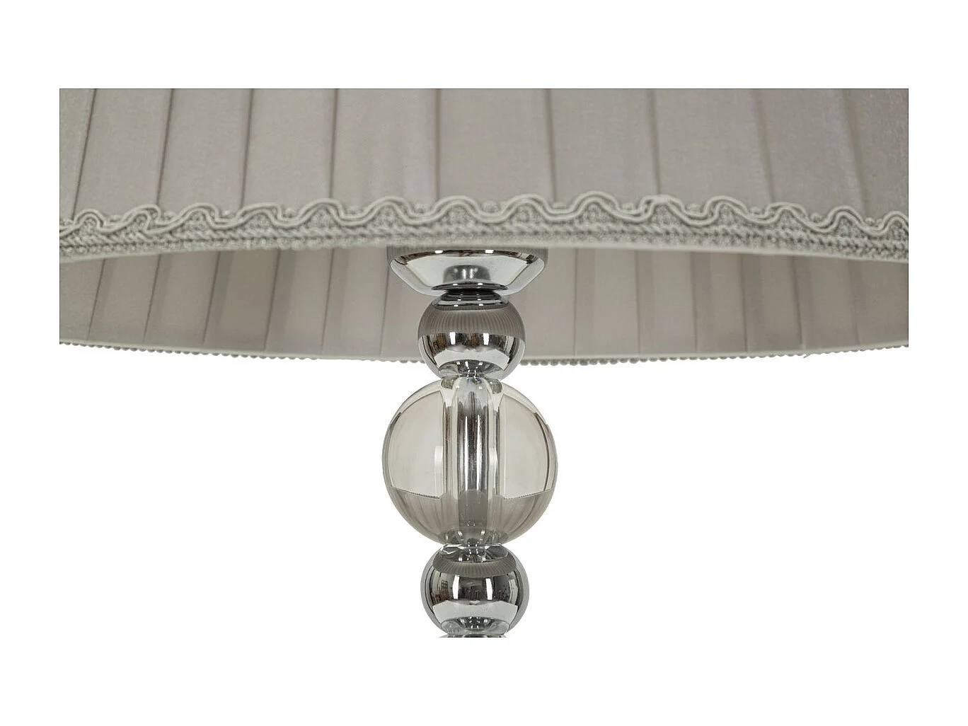 Lampa Stołowa MF156, Srebrny, 30x30x48 cm, Seven Design